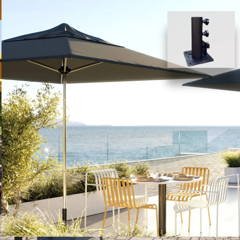 Cafe & Resort Outdoor Umbrella – 3m Aluminium Square