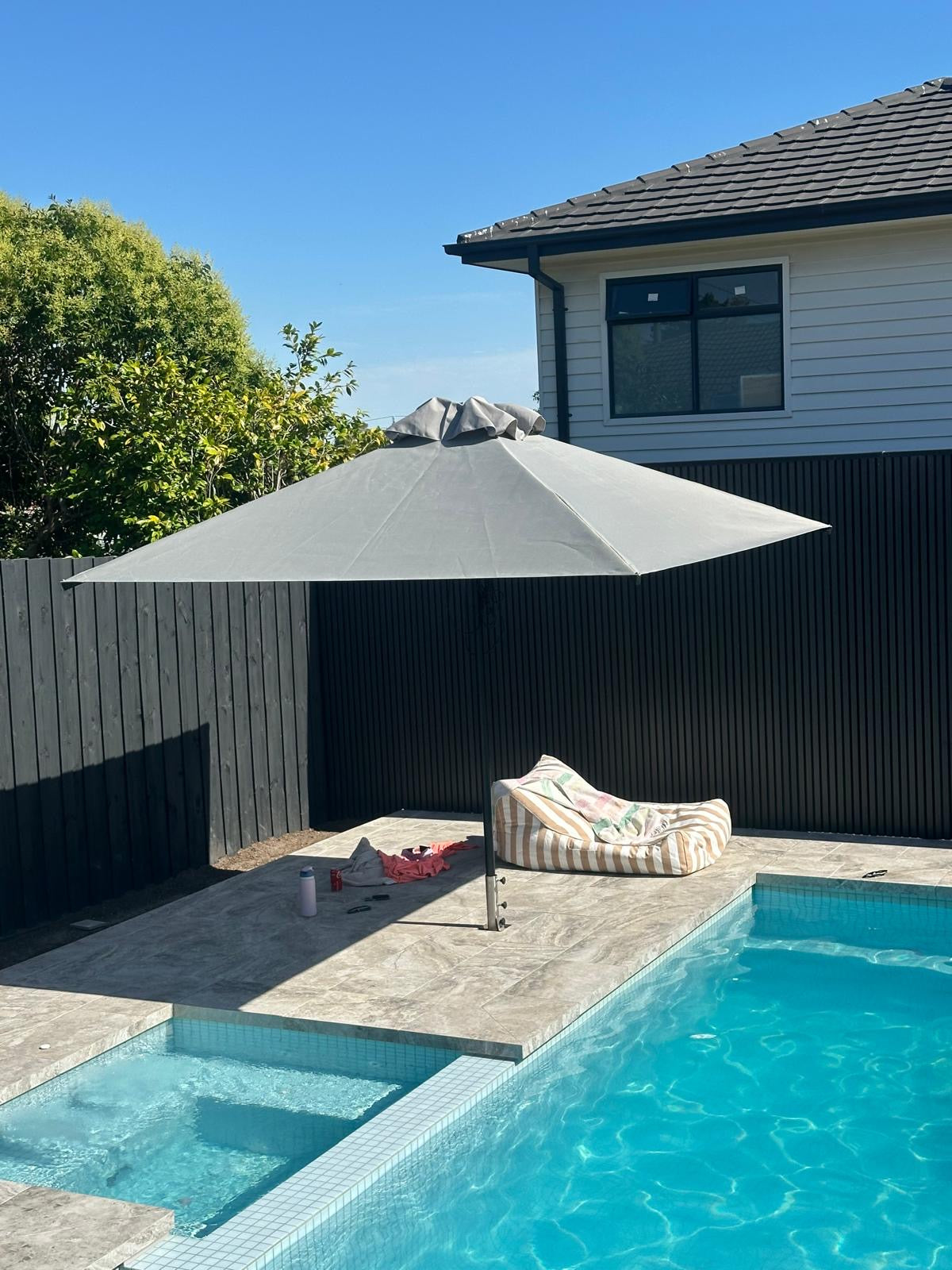 3m Aluminium Square Cafe & Resort Outdoor Umbrella
