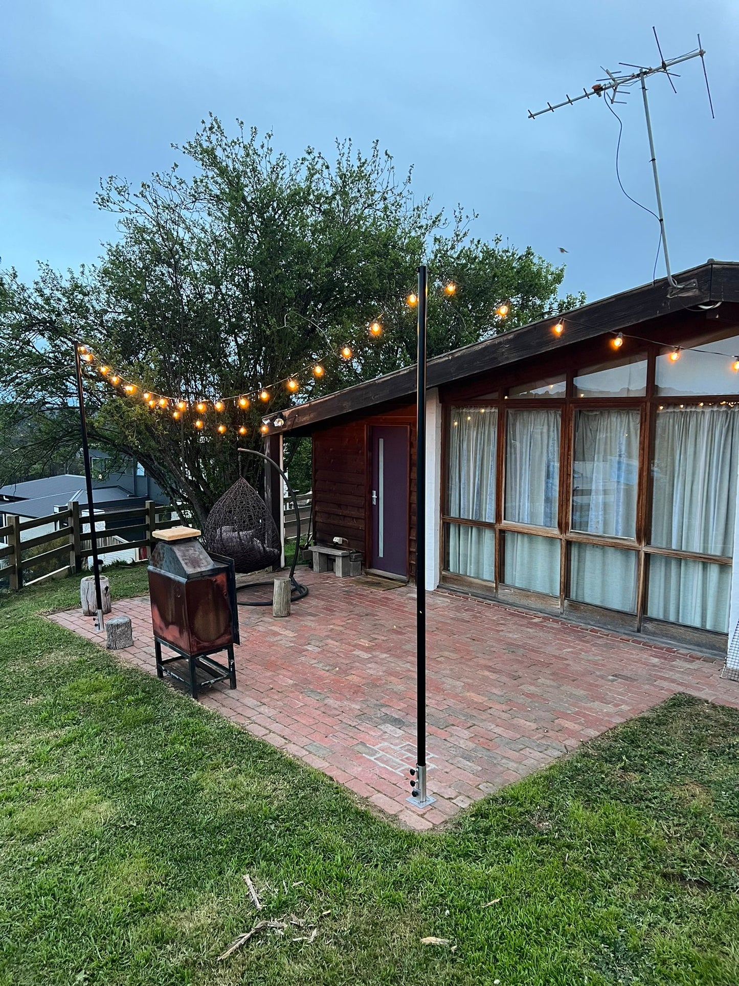 3.2m Fairy Light Pole for EzyHold Mount